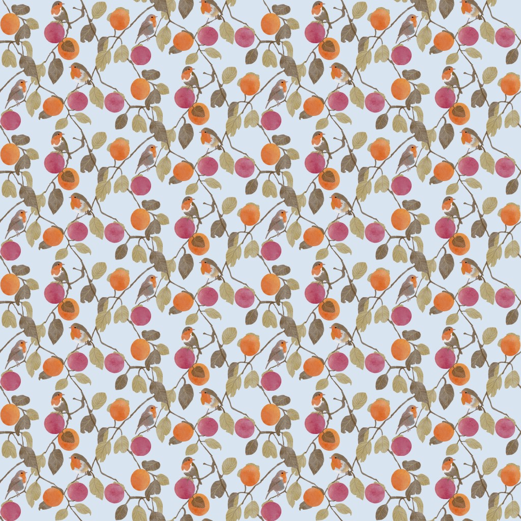 Robins! Original pattern design