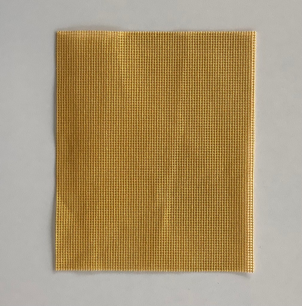 Cotton canvas with a single hole, my choice for needlepoint