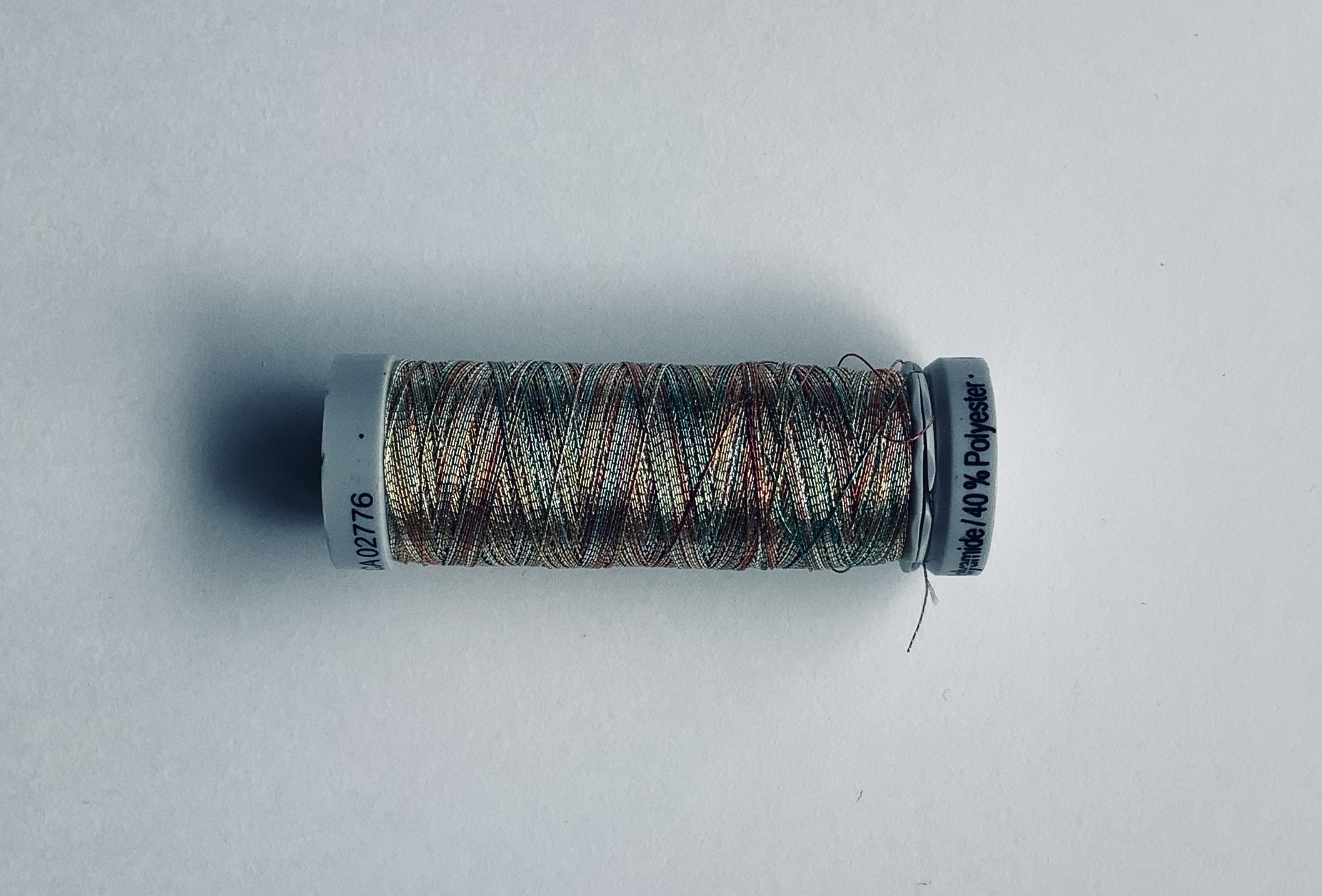 Metal thread, multicolor